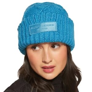 Kurt Geiger New Vibrant Blue Knit Hat